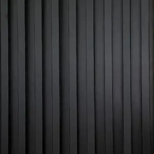 3D Dekorační lamely slim černý mat 19x29x2750 m