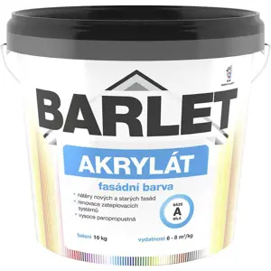 Produkt Barlet akrylát fasádní barva 10kg 4512