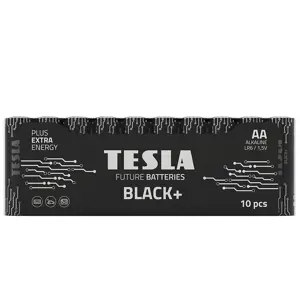 Baterie Tesla AA LR06 Black+ multipack 10 ks