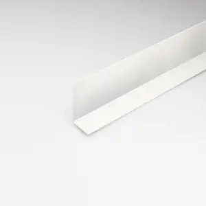Rohový Profil PVC Bílý Satén 10x10x1000