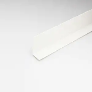 Rohový Profil PVC Bílý Satén 15x15x1000