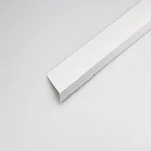 Rohový Profil PVC Bílý Satén 20x10x1000