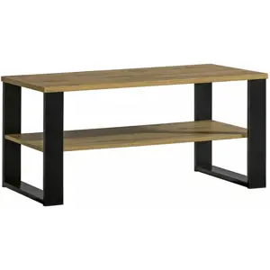 Produkt Konferenční stolek LUGANO 9, dub votan/černá