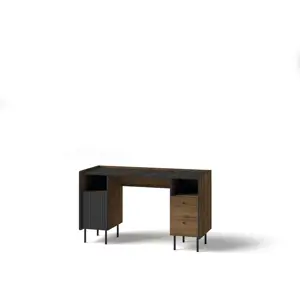 Produkt Pc stolek PARKER 9, ořech / san sebastian / černý mat