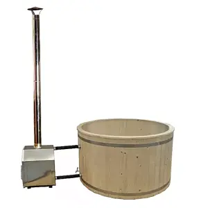 DEOKORK Dřevěná káď bez vložky Hot tub (900L)