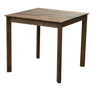 Produkt DEOKORK Zahradní stůl SCOTT 80x80 cm (hnědý)