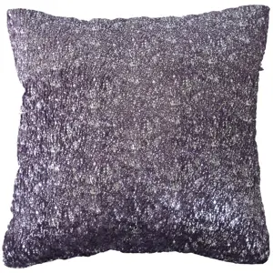 Produkt Dekorační polštář, 45x45 cm, fialovostříbrný
