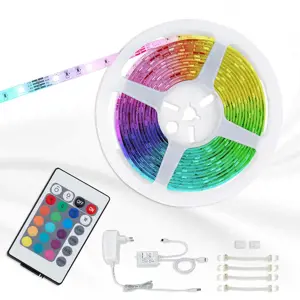 Produkt Flexibilní RGB-LED pásek, bílý, 150x RGB-LED, délka 5m