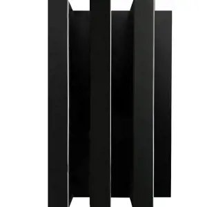 Produkt Lamelový panel  3D MDF/HDF Černý 41x190x2750