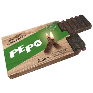 Produkt PE-PO dřevěný podpalovač 20 podpalů