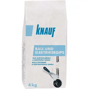 Produkt Rychletuhnoucí montážní sádra Knauf Bau- und Elektrikergips bílý 4 kg