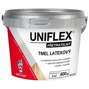 Produkt Uniflex latexový tmel 800g