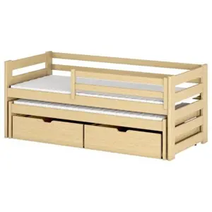 Produkt Dětská postel s přistýlkou KLÁRA 80x180 borovice