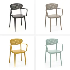 Produkt Plastová židle s područkami OSLO (různé barvy) žlutá